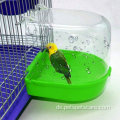 Haustiervogel Papagei transparent Badewanne Badewanne Dusche